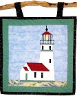 Cape Blanco Lighthouse paper pieced quilt pattern from Sentries of Light - Select image to enlarge