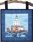 Tillamook Rock Lighthouse paper pieced quilt pattern from Sentries of Light - Select image to enlarge
